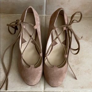 Adrienne Vittadini - Beige wedges